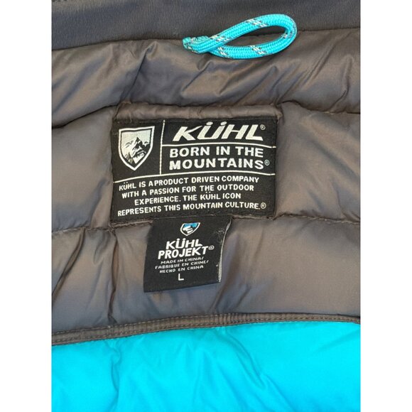 Kuhl Spyfire Jacket Thermal  800 goose down W's L Gray Puffer MSRP$259 - Picture 8 of 17
